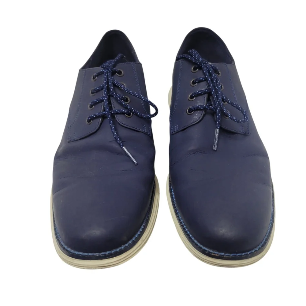 Cole Haan Men's Oxford Blue Ivory Casual Lace-Up Shoes C27998 Size 10M